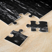 Pirate Ship Black and White Jigsaw Puzzle Puzzle (Côté)