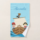 Pirate Ship Boy Bad Handdoek (Handdoek)