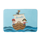 Pirate Ship Boy Bath Mat (Voorkant)