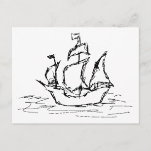 Pirate Ship. Briefkaart