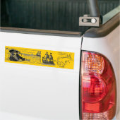 Pirate Ship BumperSticker (Op Truck)
