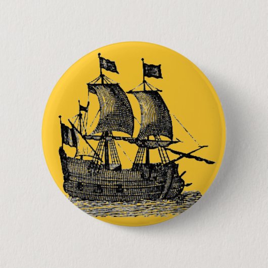 Pirate Ship Button (Voorkant)