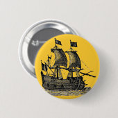 Pirate Ship Button (Voorkant /achterkant)