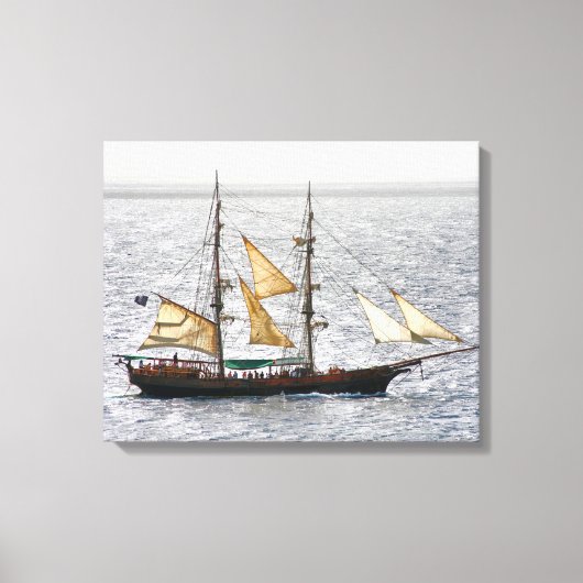 Pirate Ship Canvas Afdruk (Voorkant)