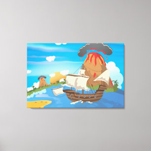 Pirate Ship Canvas Afdruk