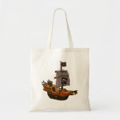 Pirate Ship Canvas tas (Voorkant)