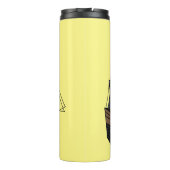 Pirate ship cartoon illustratie thermosbeker (Achterkant)