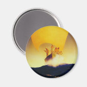 Pirate Ship - door Maxfield Parrish Magneet (Voorkant / Achterkant)