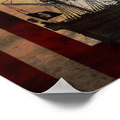 Pirate Ship Grunge Custom Birthday Party Banner Poster (Hoek)