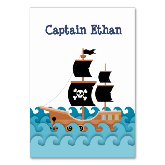 Pirate Ship Kaart (Voorkant)