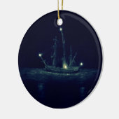 Pirate Ship Keramisch Ornament (Links)