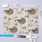  Pirate Ship Letter Nautical Decoupage Tissuepapier (Craft)