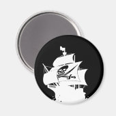 Pirate Ship Magneet (Voorkant / Achterkant)