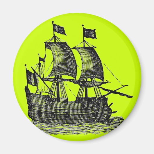 Pirate Ship Magnet Magneet (Voorkant)