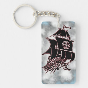 Pirate Ship Nautical Sleutelhanger