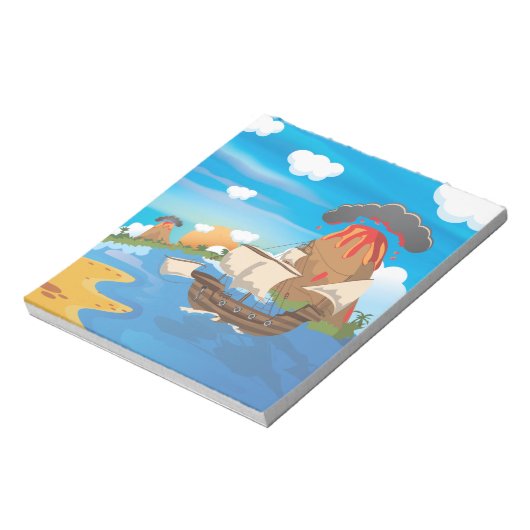 Pirate Ship Notitieblok (Gedraaid)