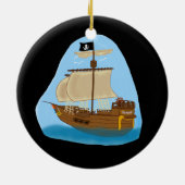 Pirate Ship Ornament (Achterkant)