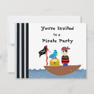Pirate Ship Pirate Party Kaart