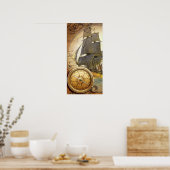 Pirate Ship Poster (Keuken)