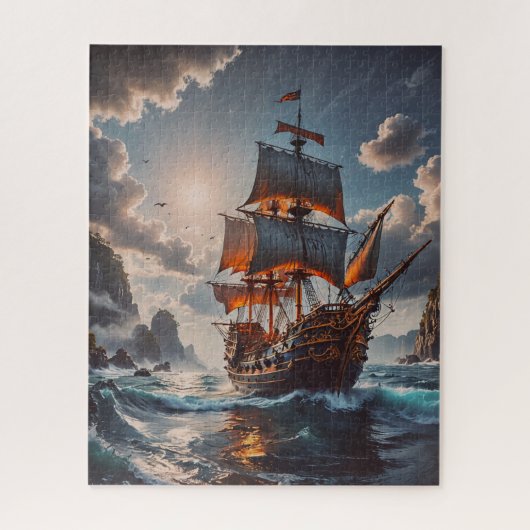 Pirate Ship Puzzle (Vertical)