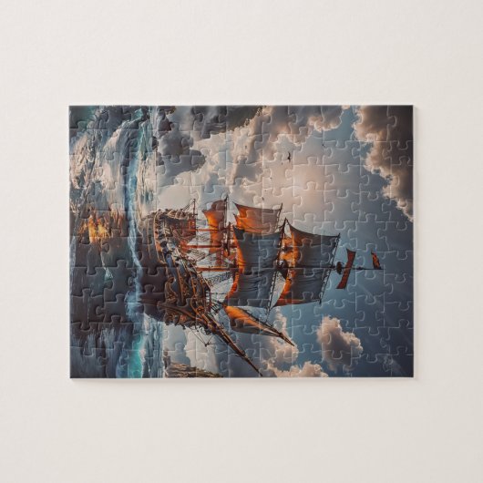 Pirate Ship Puzzle (Horizontal)