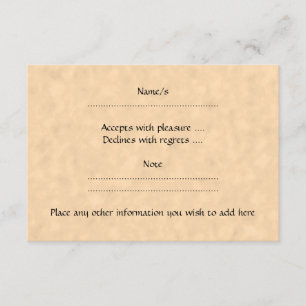 Pirate Ship. RSVP Kaartje