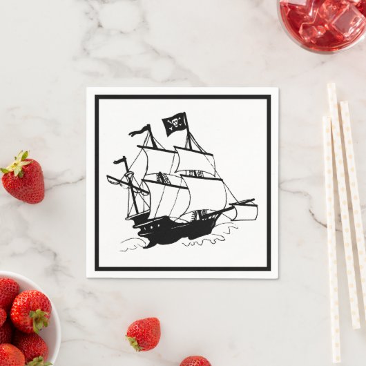 Pirate Ship Servetten (Insitu)