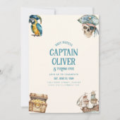 Pirate Ship Treasure Anniversaire Invitation (Devant)