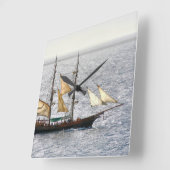Pirate Ship Vierkante Klok (Hoek)