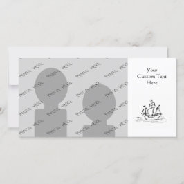 Pirate Ship. Zwart-Wit.