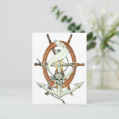 Pirate Sigil Briefkaart (Staand voorkant)