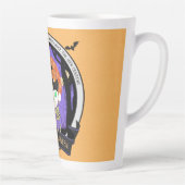 Pirate skelet kat latte mok (Rechts)