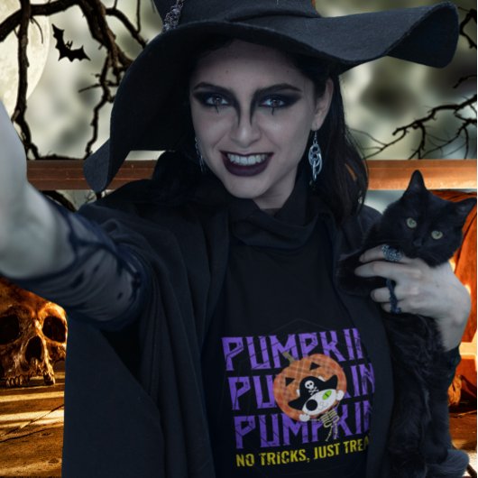 Pirate skelet kat t-shirt