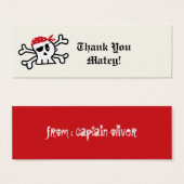 Pirate Skeleton Anniversaire de enfant Party Favor (Devant & derrière)