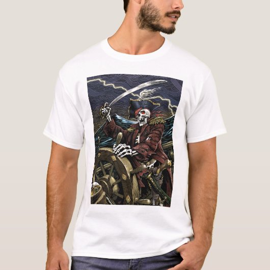 Pirate Skeleton T-shirt (Voorkant)