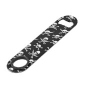 Pirate Skull and botten Bar Key Speed Flessenopener (Voorkant Gekanteld)