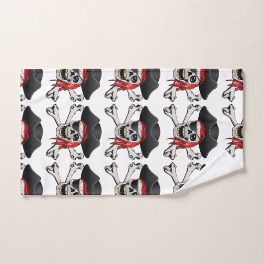 Pirate Skull Bad Handdoek (Handdoek)