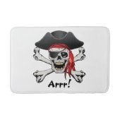 Pirate Skull Badmat (Voorkant)