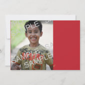 Pirate Skull Birthday Photo Template Kaart (Achterkant)