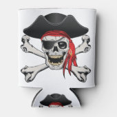 Pirate Skull Blikjeskoeler (Voorkant)