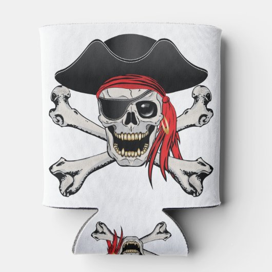 Pirate Skull Blikjeskoeler (Achterkant)
