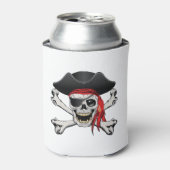 Pirate Skull Blikjeskoeler (Blikje Voorkant)