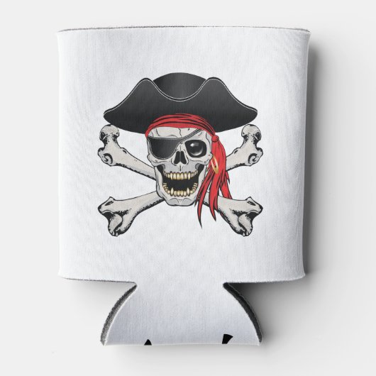 Pirate Skull Blikjeskoeler (Voorkant)