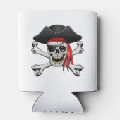 Pirate Skull Blikjeskoeler (Achterkant)