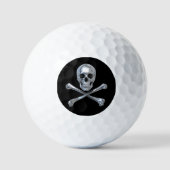 Pirate Skull Botten Golfballen (Voorkant)