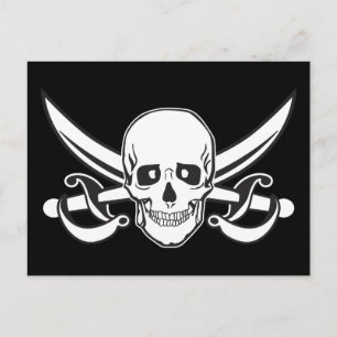 Pirate Skull Briefkaart