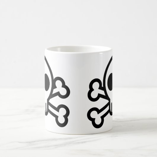 Pirate Skull & Crossbones Coffee Mug - 325 ml (Centre)
