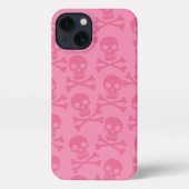 Pirate Skull Crossbones Patroze iPhone Hoesje (Achterkant)