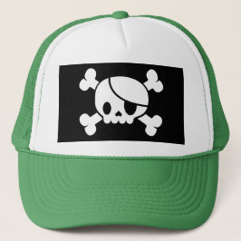 Pirate Skull & Crossbones Trucker Hat Trucker Pet