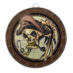 Pirate Skull Dartboard Dartbord